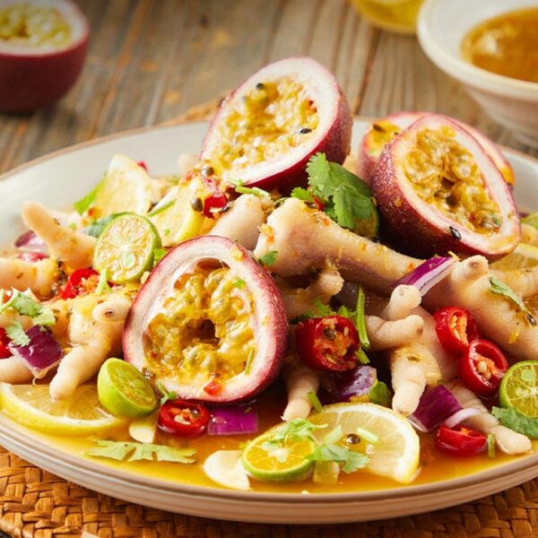 Zilwa Salad With Its Passion Fruit Vinaigrette (Seafood Of The Day)