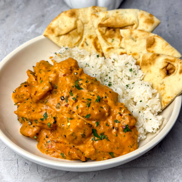 Butter Chicken With Rice/Farata & Salad