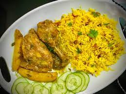 Chicken Kalia With Tumeric Rice & Salad