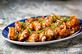 Chicken with Oyster Sauce With Rice & Salad
