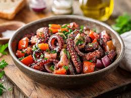 Octopus Salad Mauritian Style with