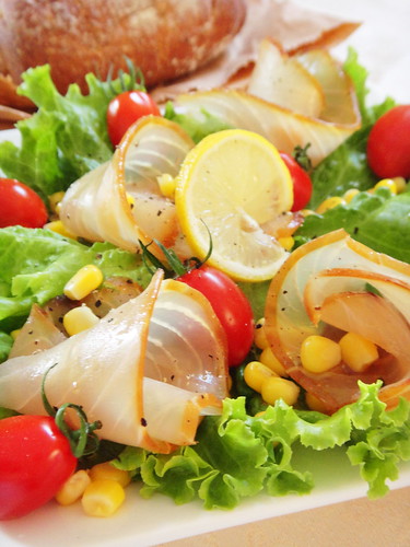 Smoked Marlin Plate With Exotic Fruits And Citrus Vinaigrette