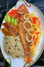 Whole Grilled Fish Of The Day With Creole Rice And Mix Vegtables